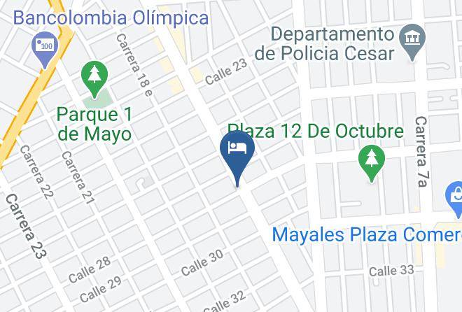 Valledupar - Hotel Urak Maps