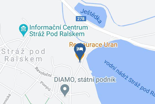 Ceska Lipa - Hotel Uran Maps