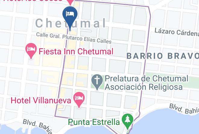 Othon P Blanco - Hotel Urban 101 Maps