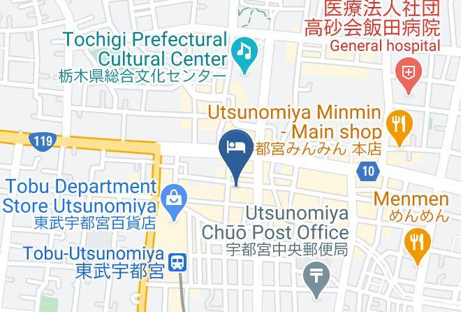 Utsunomiya City - Hotel Urban Grace Utsunomiya Maps