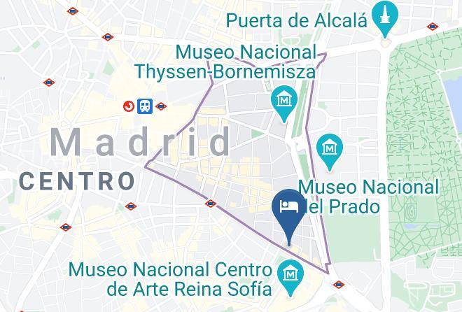 Madrid - Hotel Urbansea Atocha 113 Maps