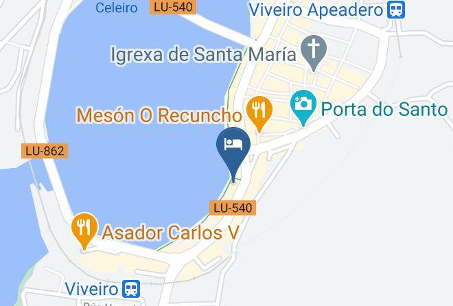Lugo - Hotel Urban Viveiro Maps
