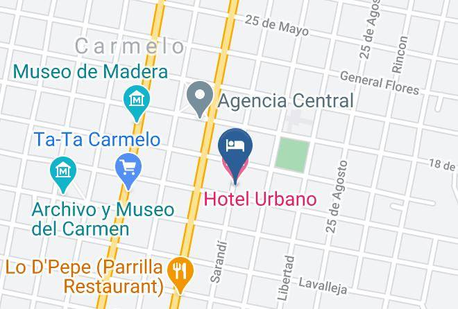Carmelo - Hotel Urbano Maps