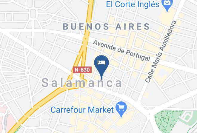 Salamanca - Hotel Urbano Gabriel Y Galan Maps