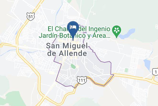 San Miguel De Allende - Hotel Urbano Maps