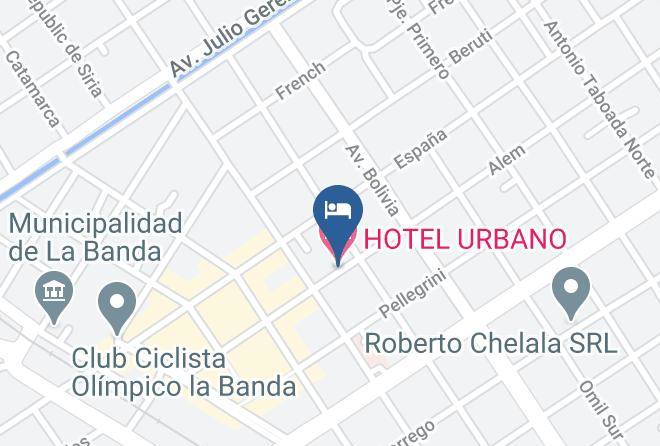 La Banda - Hotel Urbano Maps