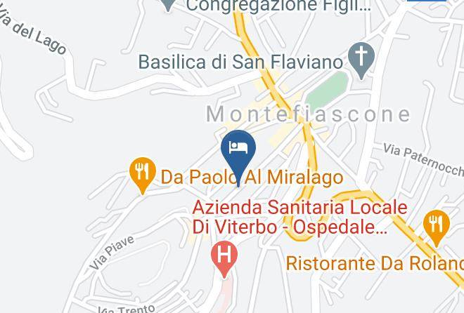 Viterbo - Hotel Urbano V Maps