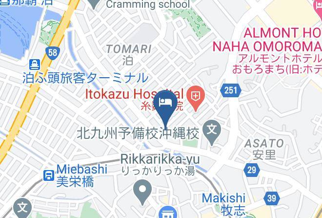 Naha City - Hotel Urbansea 5 Tomari Maps