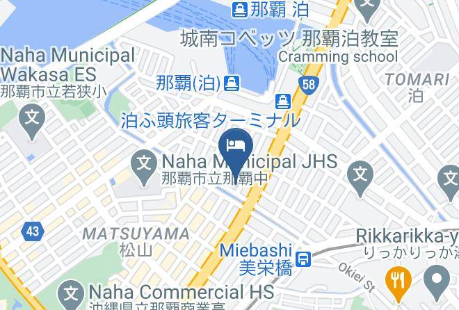 Naha City - Hotel Urbansea Maejima Maps