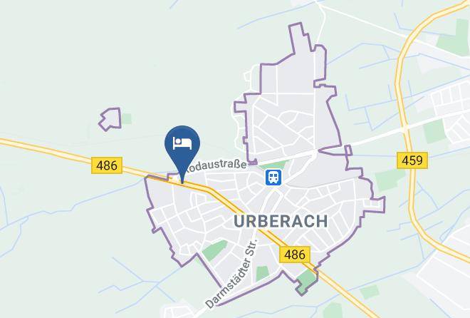 Offenbach - Hotel Urberacher Hof Maps