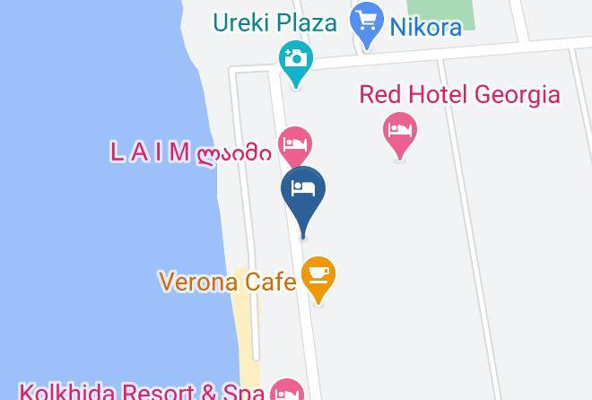 Georgia - Hotel Ureki Maps