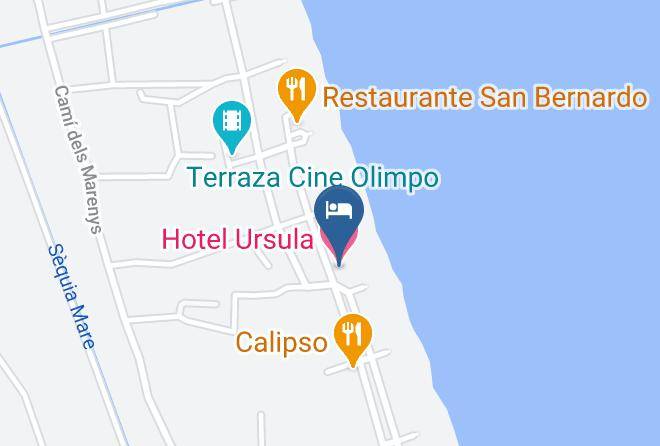 Hotel Ursula Map