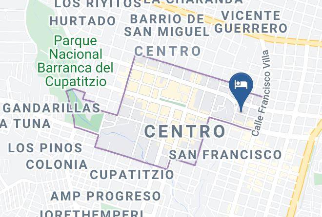 Uruapan - Hotel Uruapense Maps