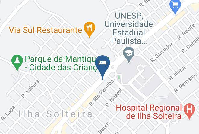 Ilha Solteira - Hotel Urubupunga Maps