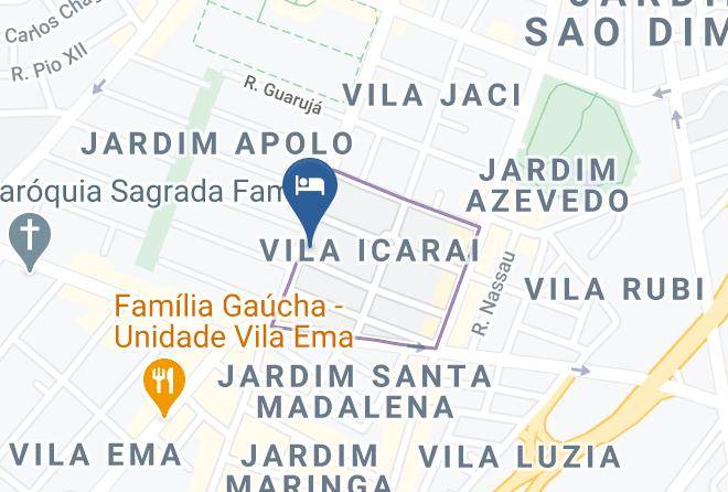 Sao Jose Dos Campos - Hotel Urupema Maps