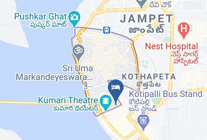Rajahmundry - Hotel Urvasi Maps