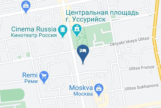 Ussuriysk - Hotel Ussuriysk Maps