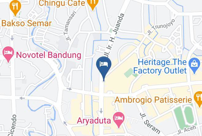 Hotel Utc Bandung Map