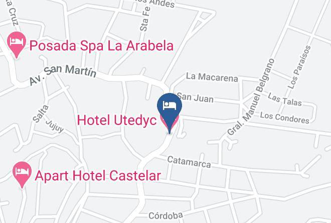 Punilla Department - Hotel Utedyc Maps