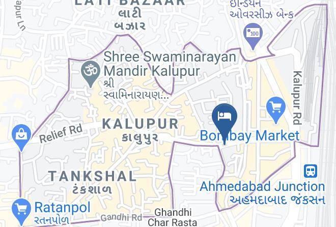 Ahmadabad - Hotel Uttam Nivas Maps