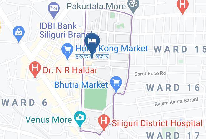 Siliguri - Hotel Uttara Maps