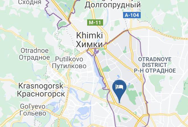 Moscow - Hotel Utyos Maps