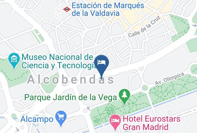 Madrid - Hotel Uve Alcobendas Maps