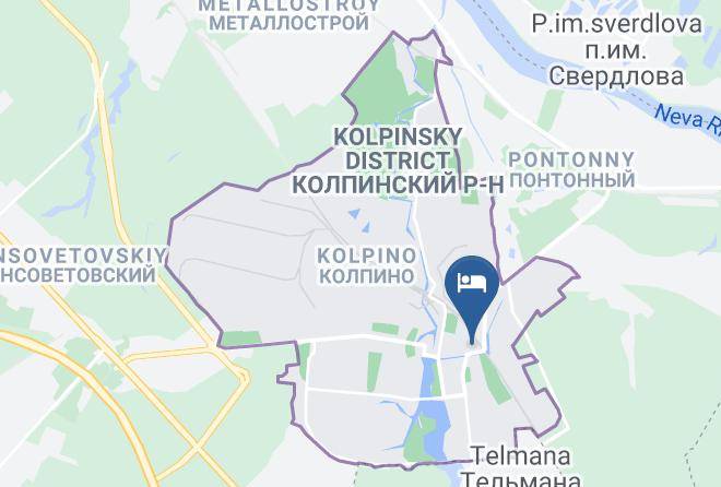 Saint Petersburg - Hotel Uyutnaya Maps