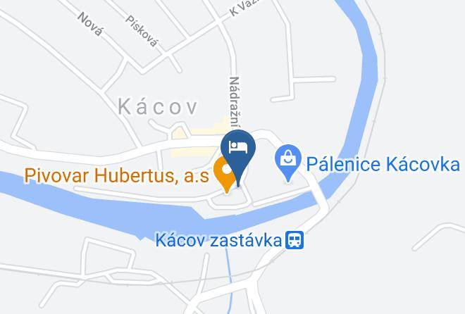 Kutna Hora - Hotel V Pivovaru Hubertus Maps