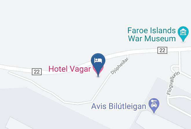 Sorvags - Hotel Vagar Maps