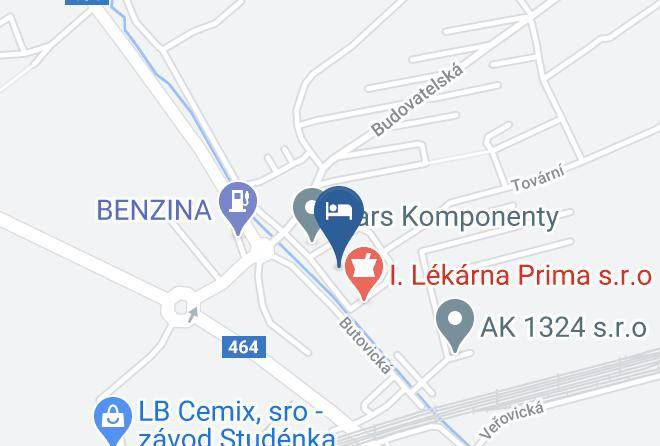 Novy Jicin - Hotel Vagonka Maps