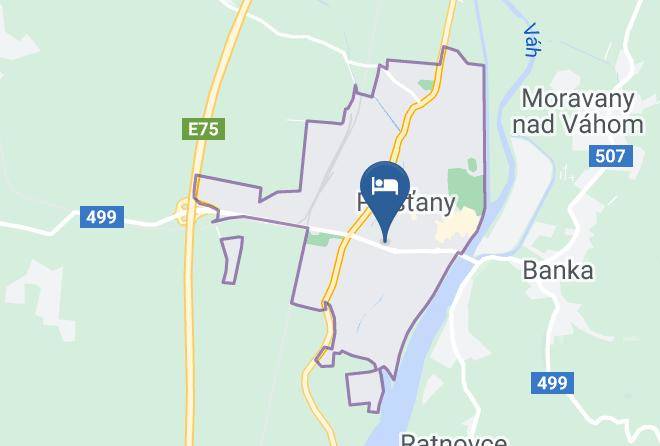Piestany - Hotel Vah Maps