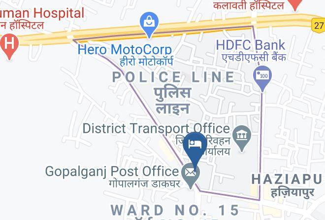 Gopalganj - Hotel Vaibhav Maps