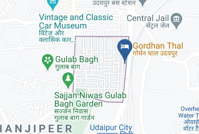 Udaipur - Hotel Vaidehi Maps