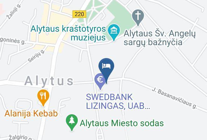 Alytus - Hotel Vaidila Maps