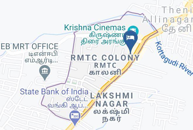 Theni - Hotel Vaigai Maps
