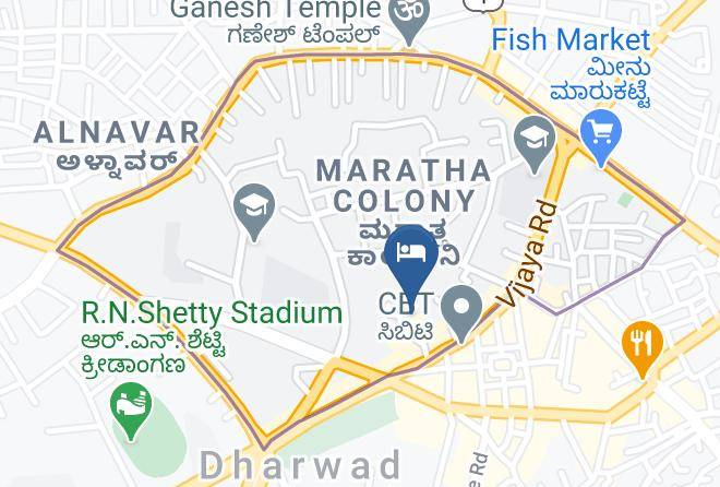 Dharwad - Hotel Vaishali Maps