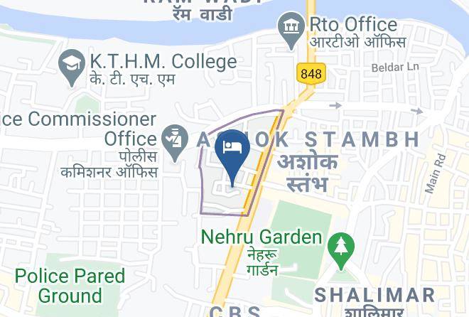 Nasik - Hotel Vaishali Maps