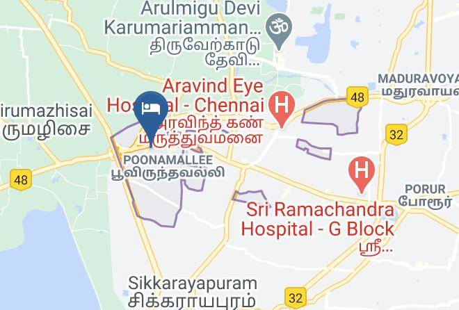 Chennai - Hotel Vaithee Park Maps