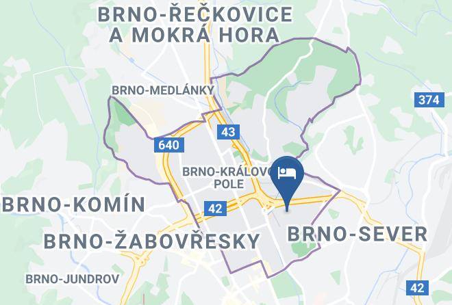 Brno - Hotel Vaka Maps