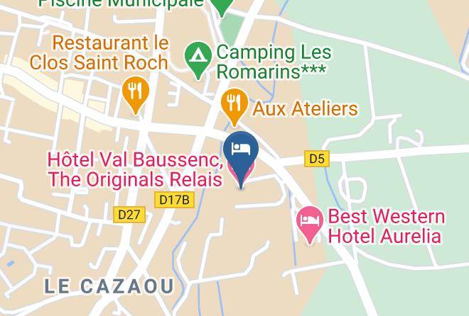 Bouches Du Rhone - Hotel Val Baussenc The Originals Relais Maps