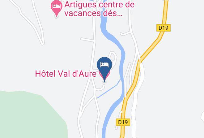 Hautes Pyrenees - Hotel Val D'aure Maps