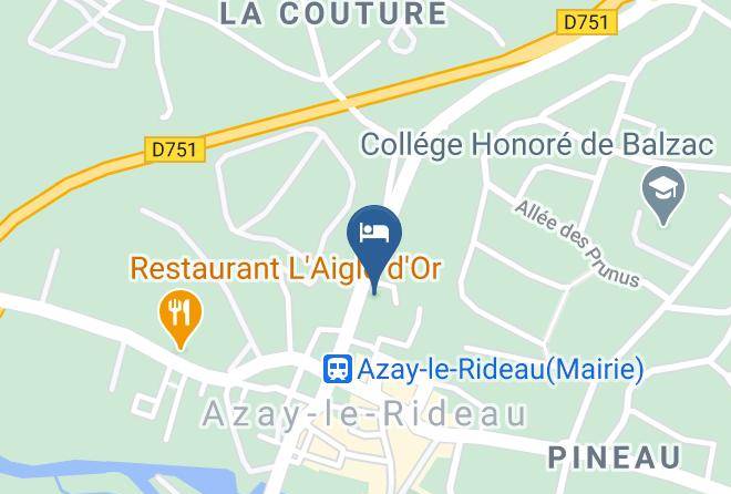 Indre Et Loire - Hotel Val De Loire Maps