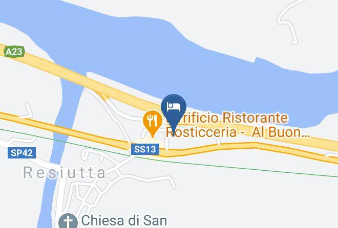Udine - Hotel Val Fella Maps