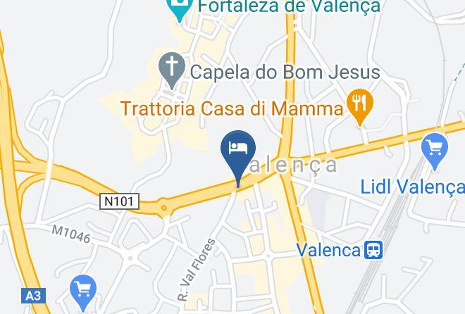 Valenca - Hotel Val Flores Maps