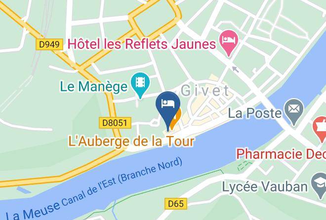 Hotel Val Saint Hilaire Map