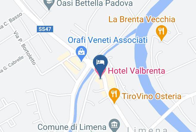 Padua - Hotel Valbrenta Maps