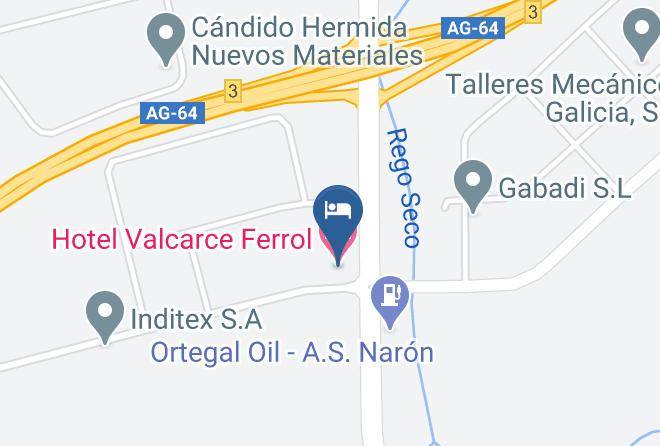 Auna - Hotel Valcarce Ferrol Maps