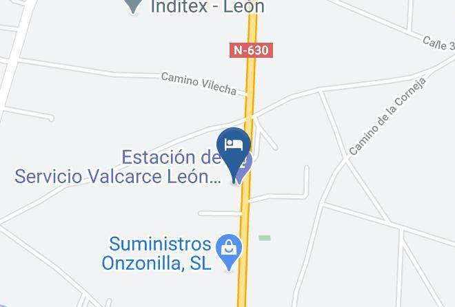 Leon - Hotel Valcarce Leon Maps