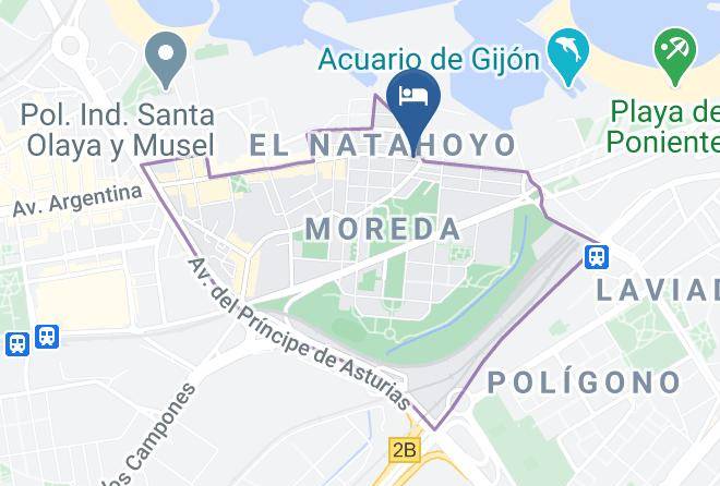 Asturias - Hotel Valdes S L Maps